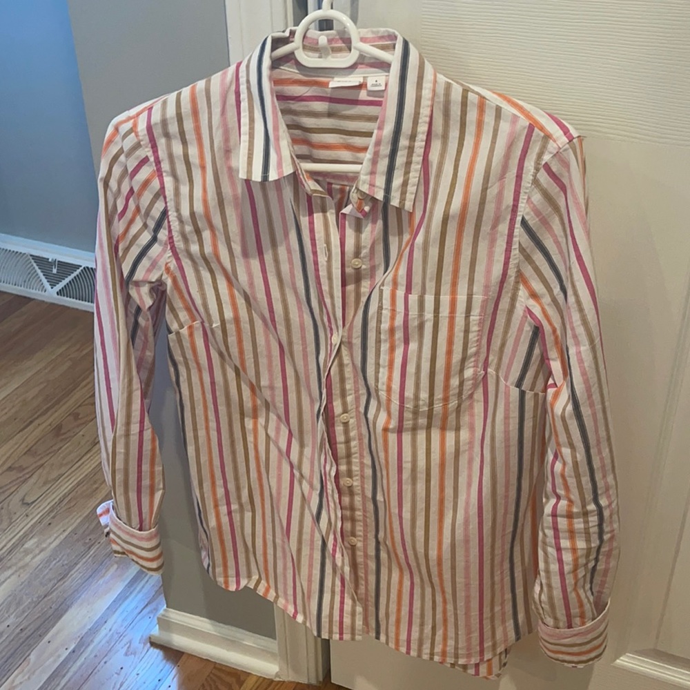Striped Gap Button Up